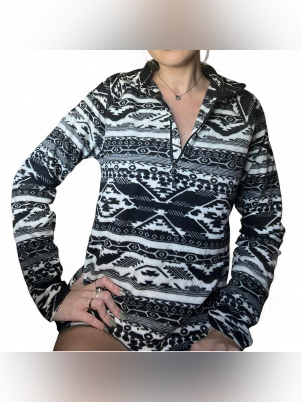 Eddie Bauer fleece quarter zip